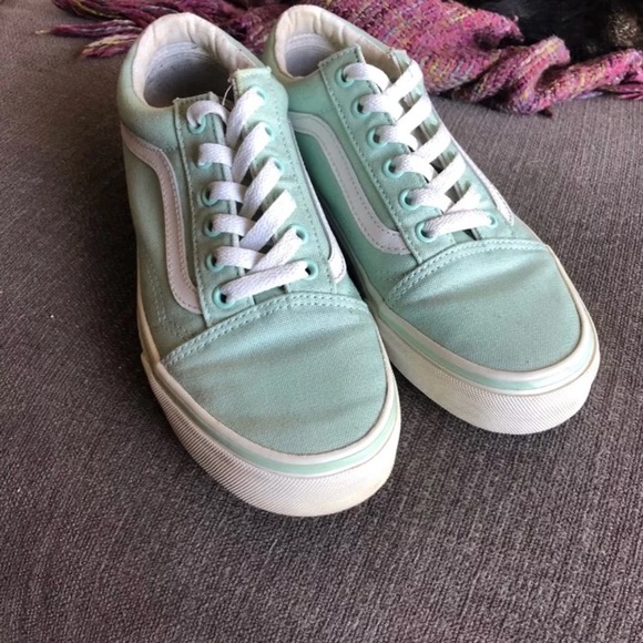 Old Skool Vans Teal/ Gossamer Green - Picture 1 of 4